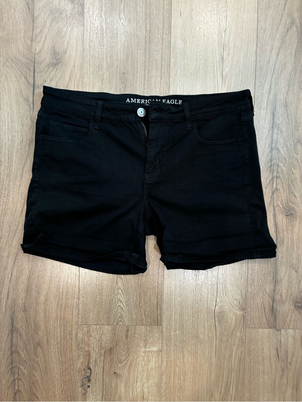 American Eagle Outfitters Black Women's Denim Shorts